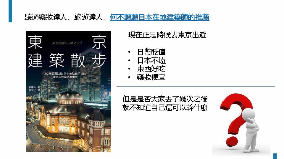 心悅幸福樂 147 東京建築散步