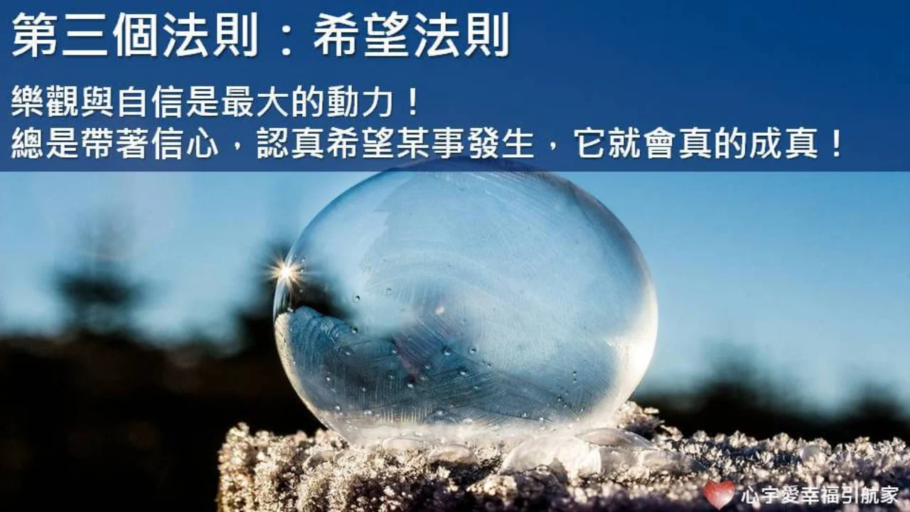 【心宇愛幸福引航家-你相信所以你成功】