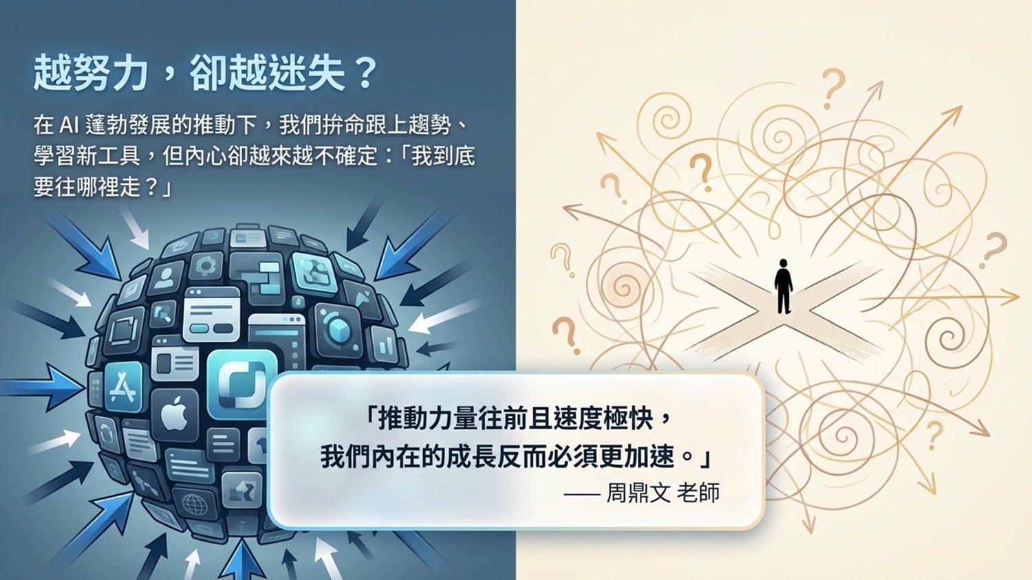 【AI時代的清醒生存指南：在變速中找到你的不變】恩希 專訪 周鼎文 醒覺教育基金會創辦人